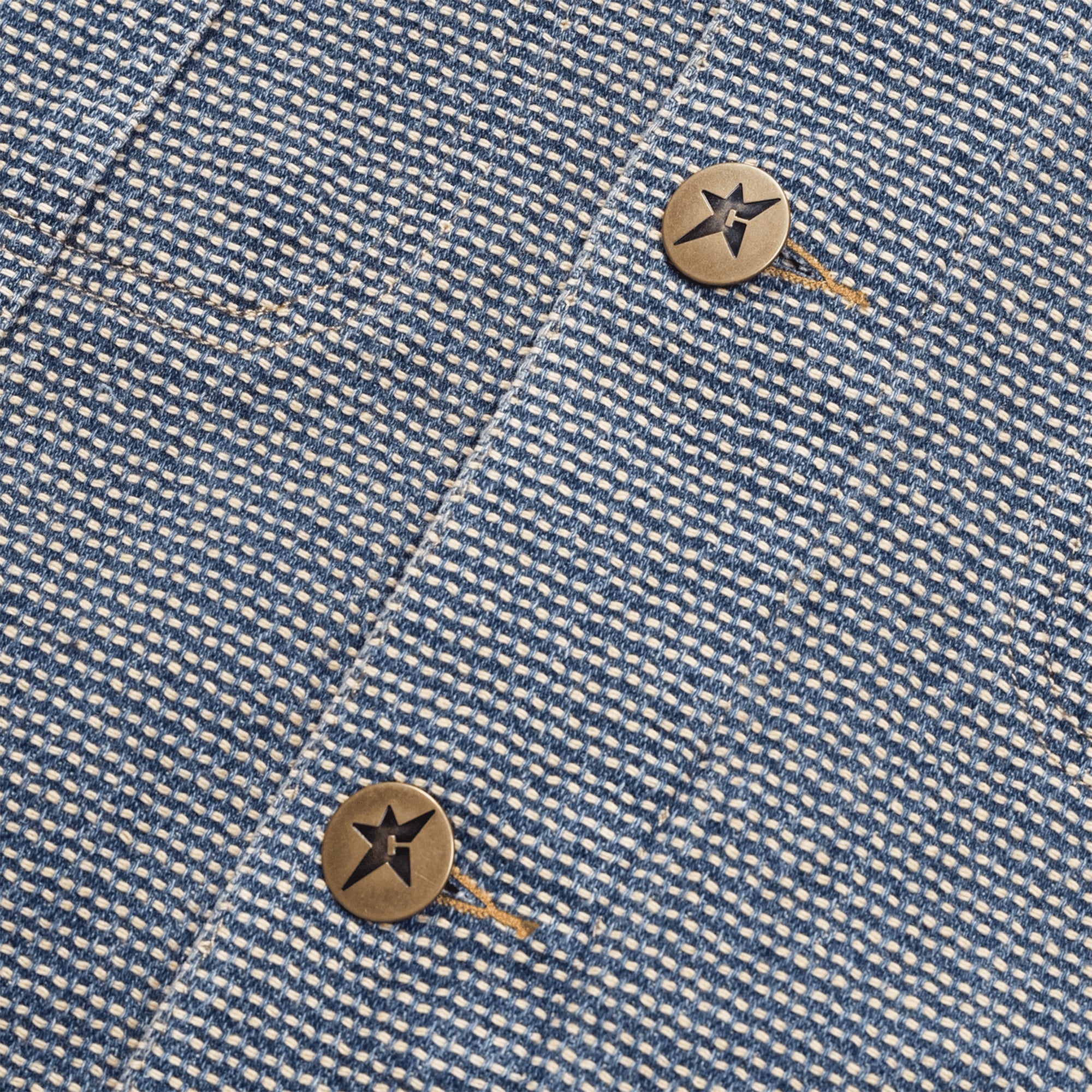 Carpet Company Interlock Stitch Denim Jacket Black