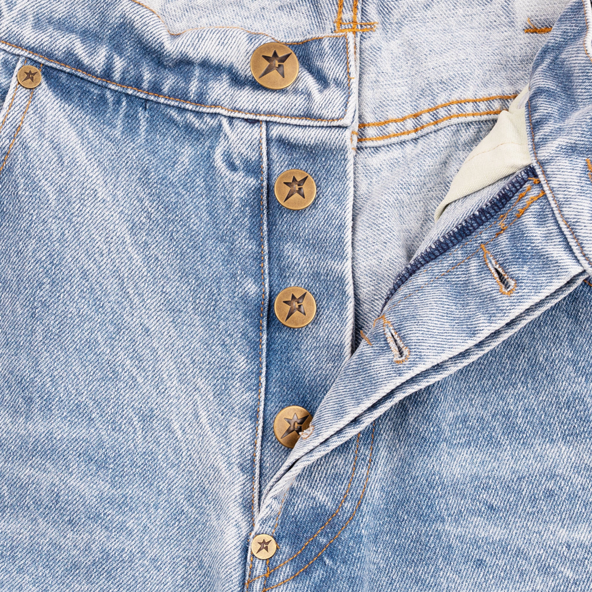 Carpet Company C-Star Washed Denim Shorts