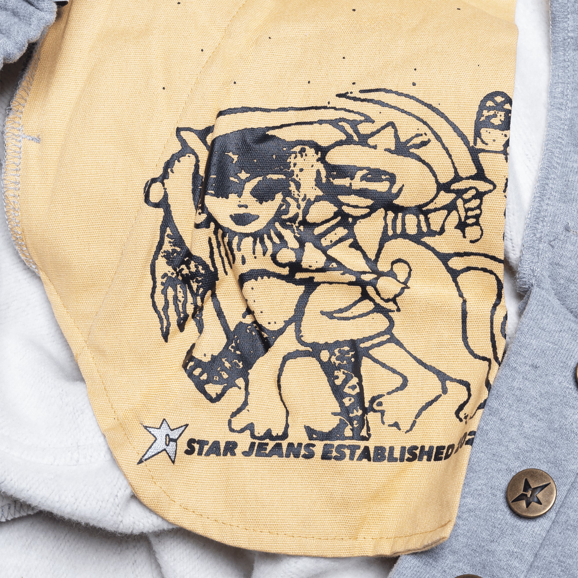 Carpet Company C-Star Button fly Sweatpants Grey