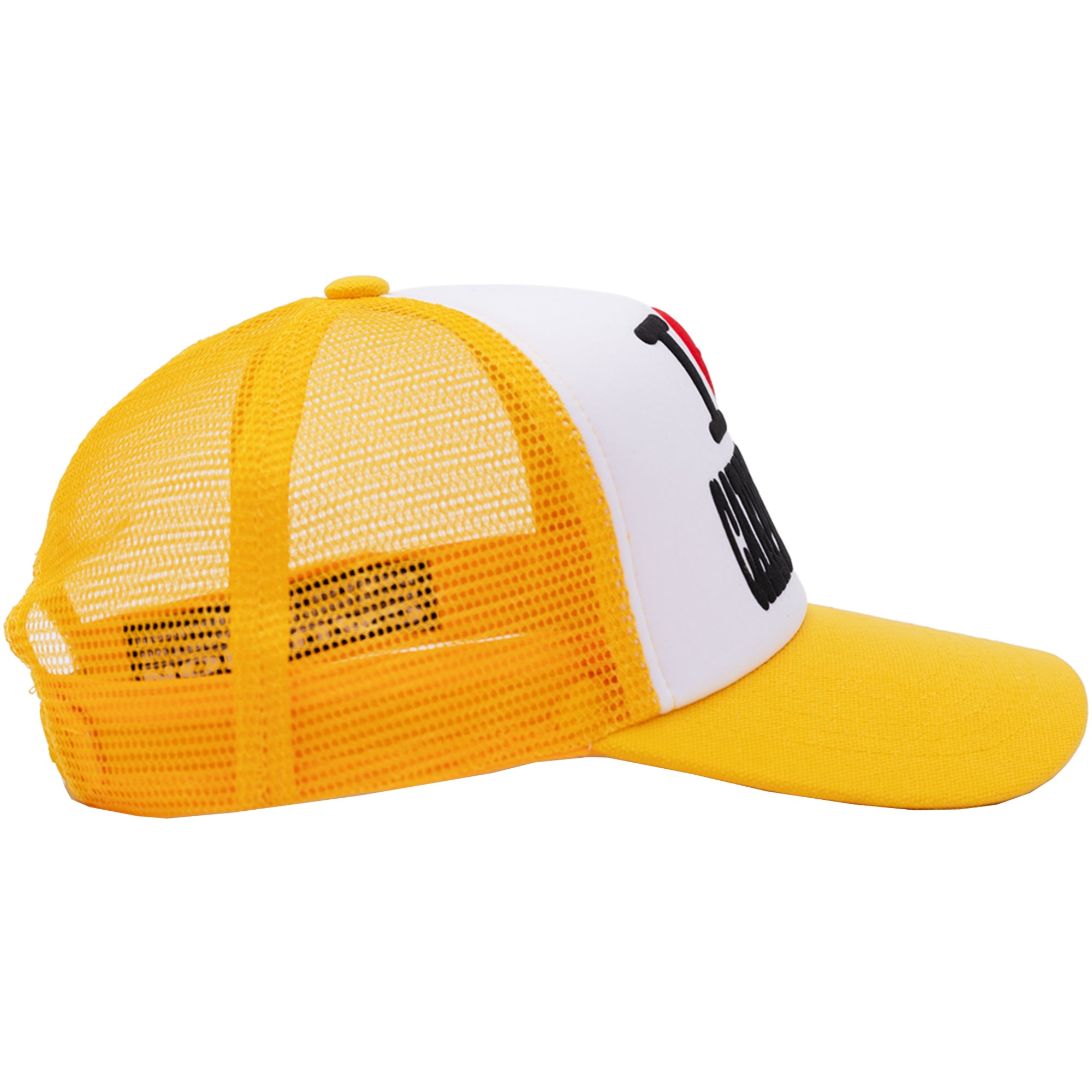 Carpet Company Heart Trucker Cap Yellow