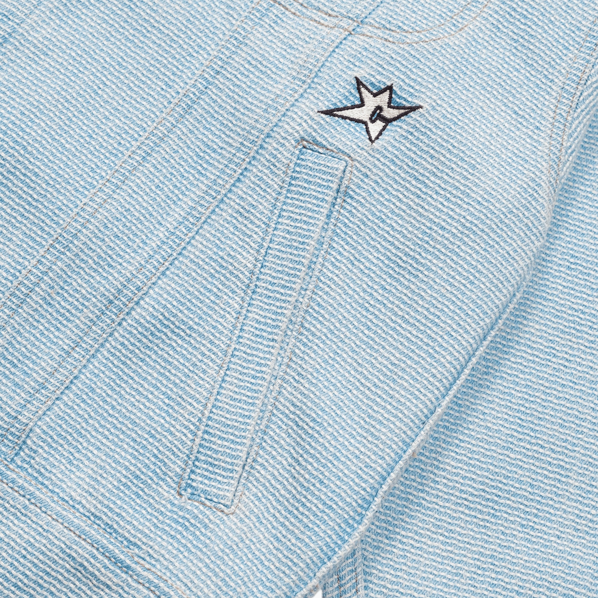 Carpet Company Interlock Stitch Denim Jacket Blue