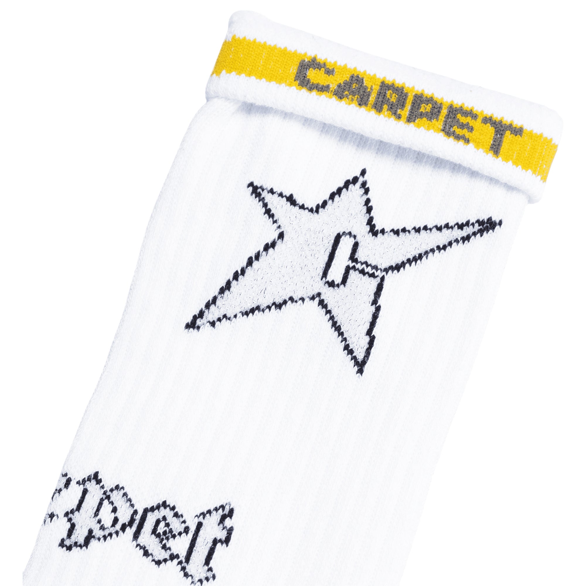 Carpet Company C-Star Socks White/Silver