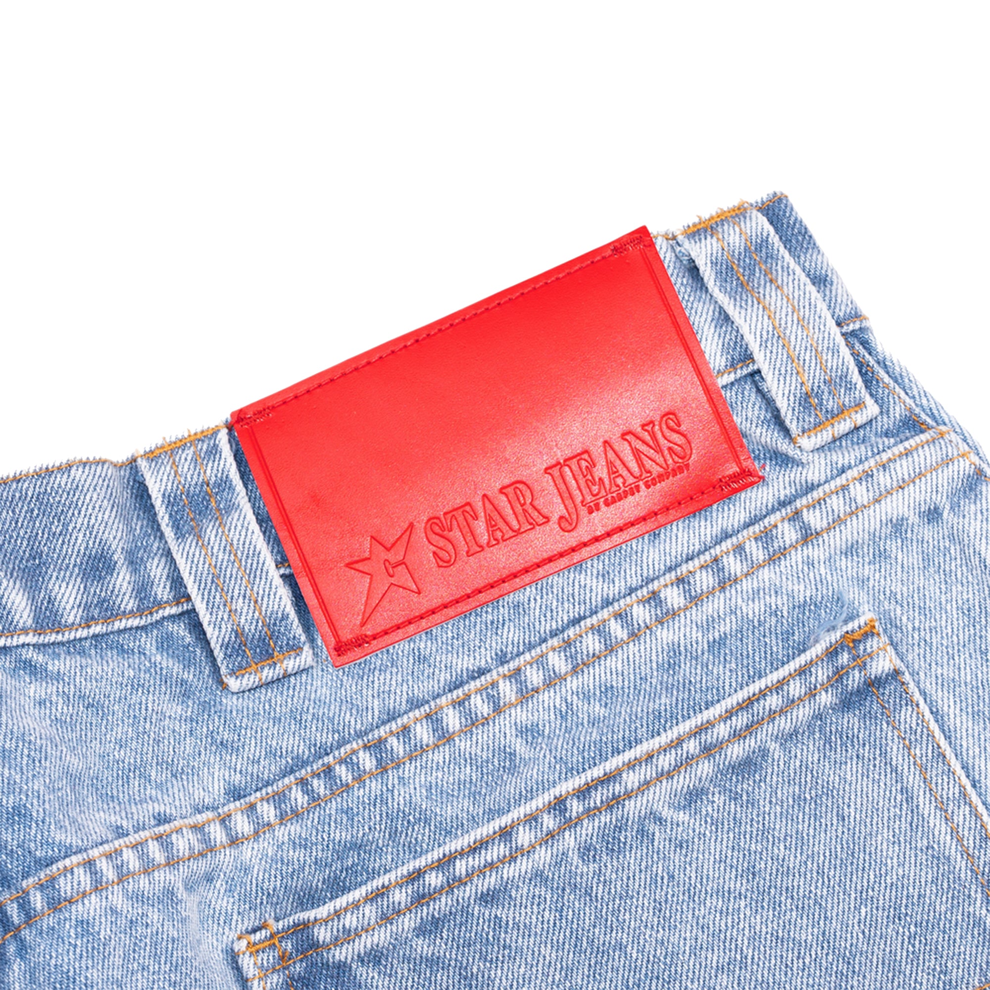 Carpet Company C-Star Washed Denim Shorts