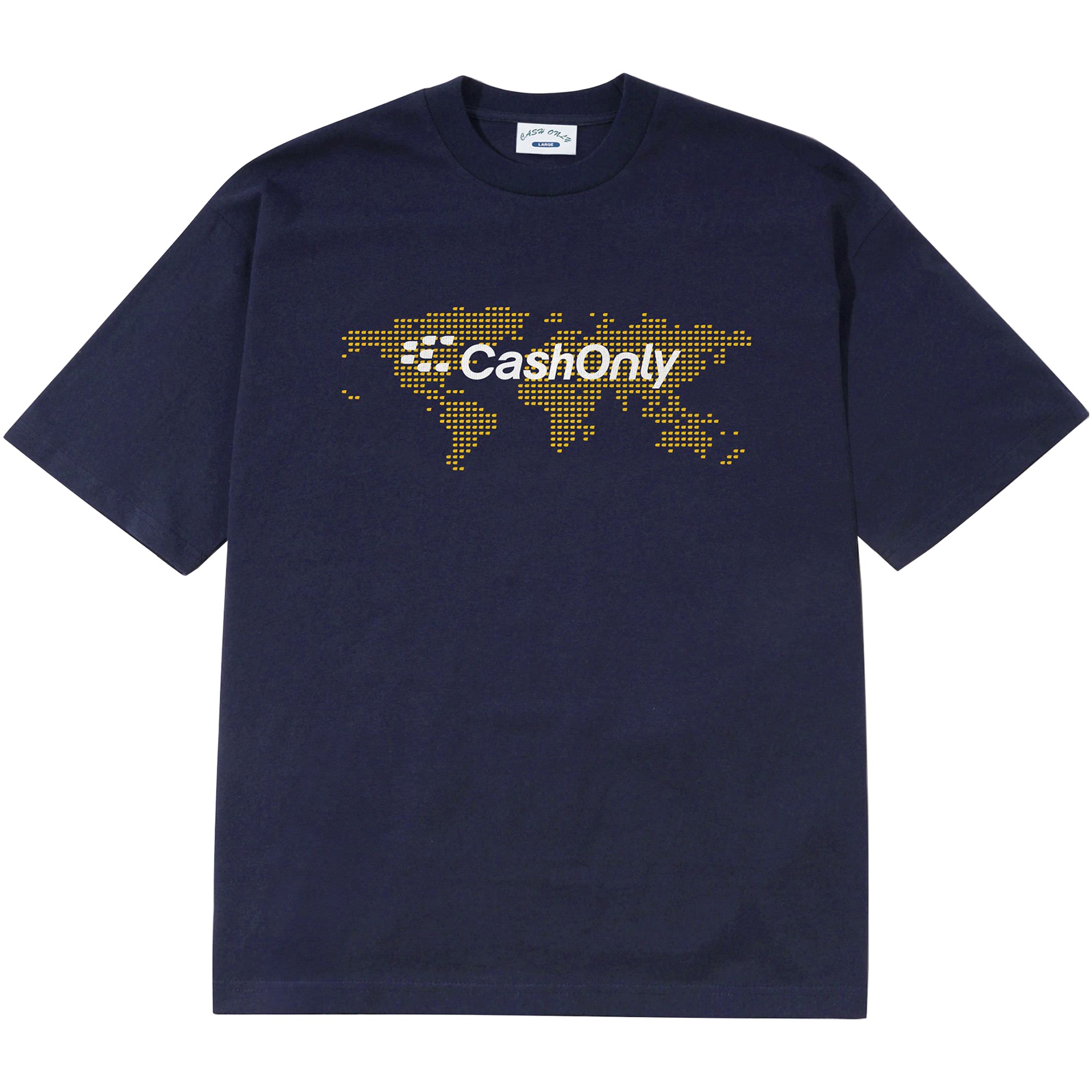 Cash Only Business Tee Navy