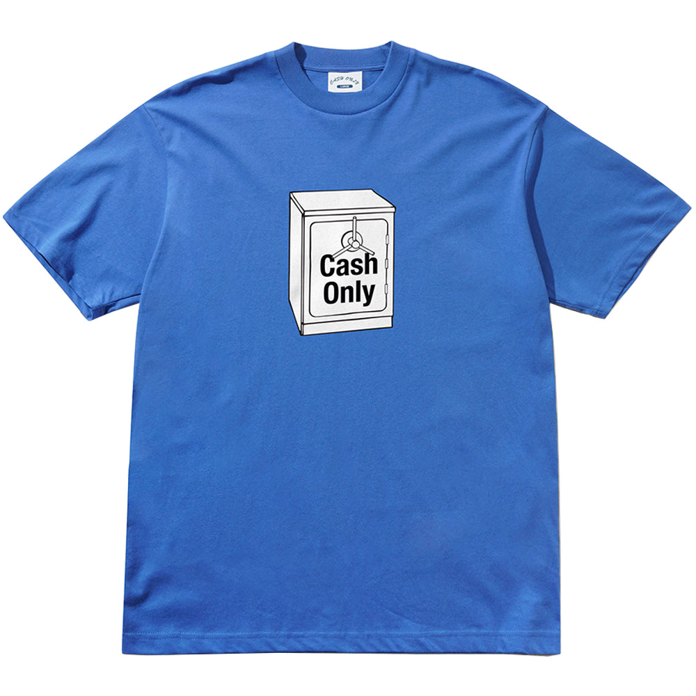 Cash Only Safe Tee Royal Blue