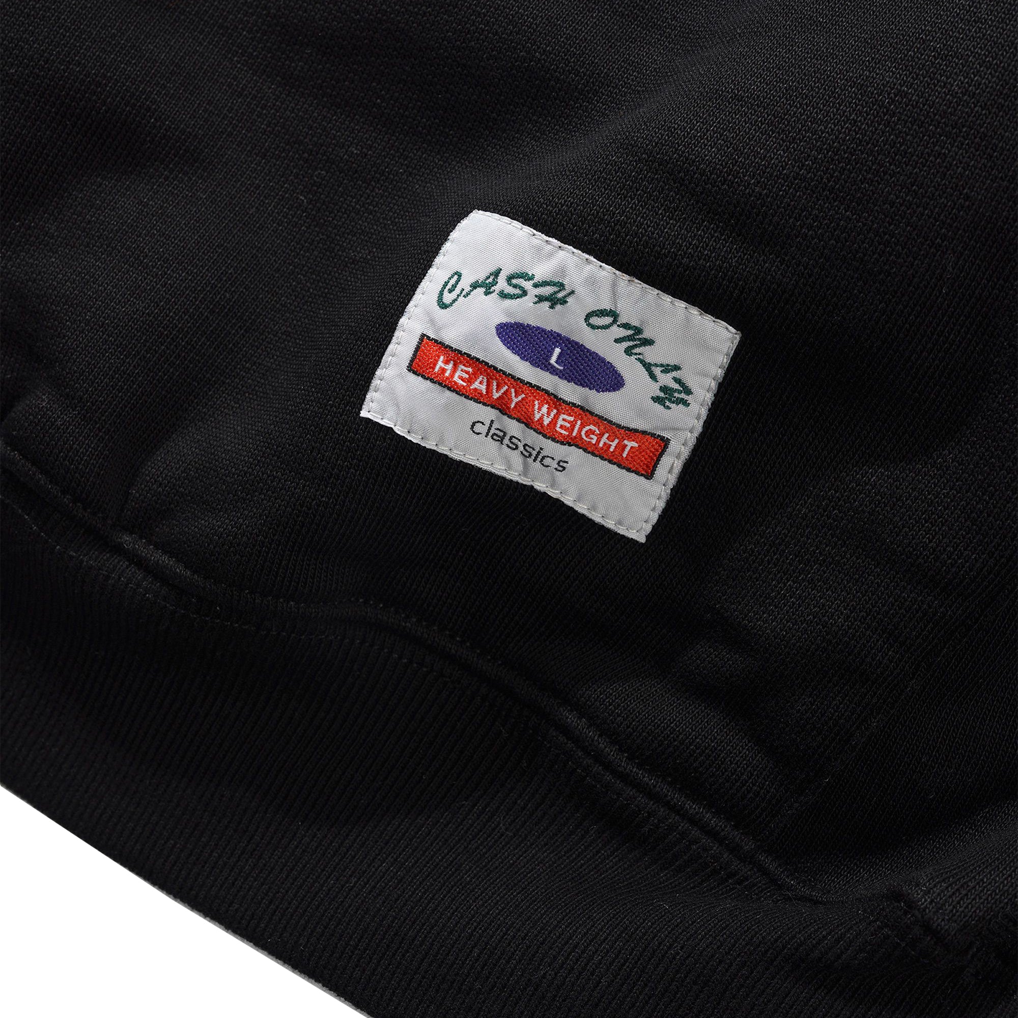 Cash Only Heavy-Weight Pullover Hood Black