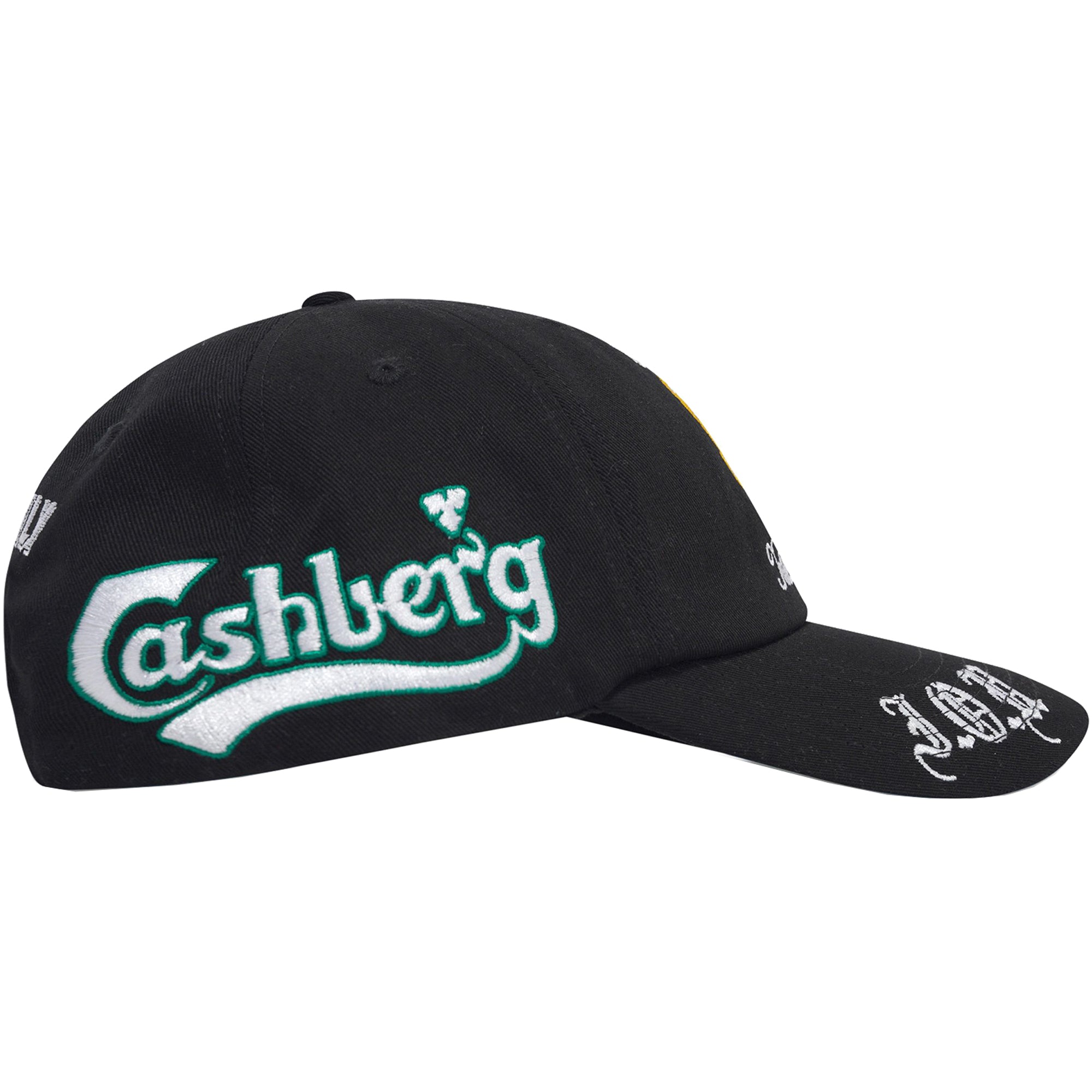 Cash Only Nada 6 Panel Cap Black