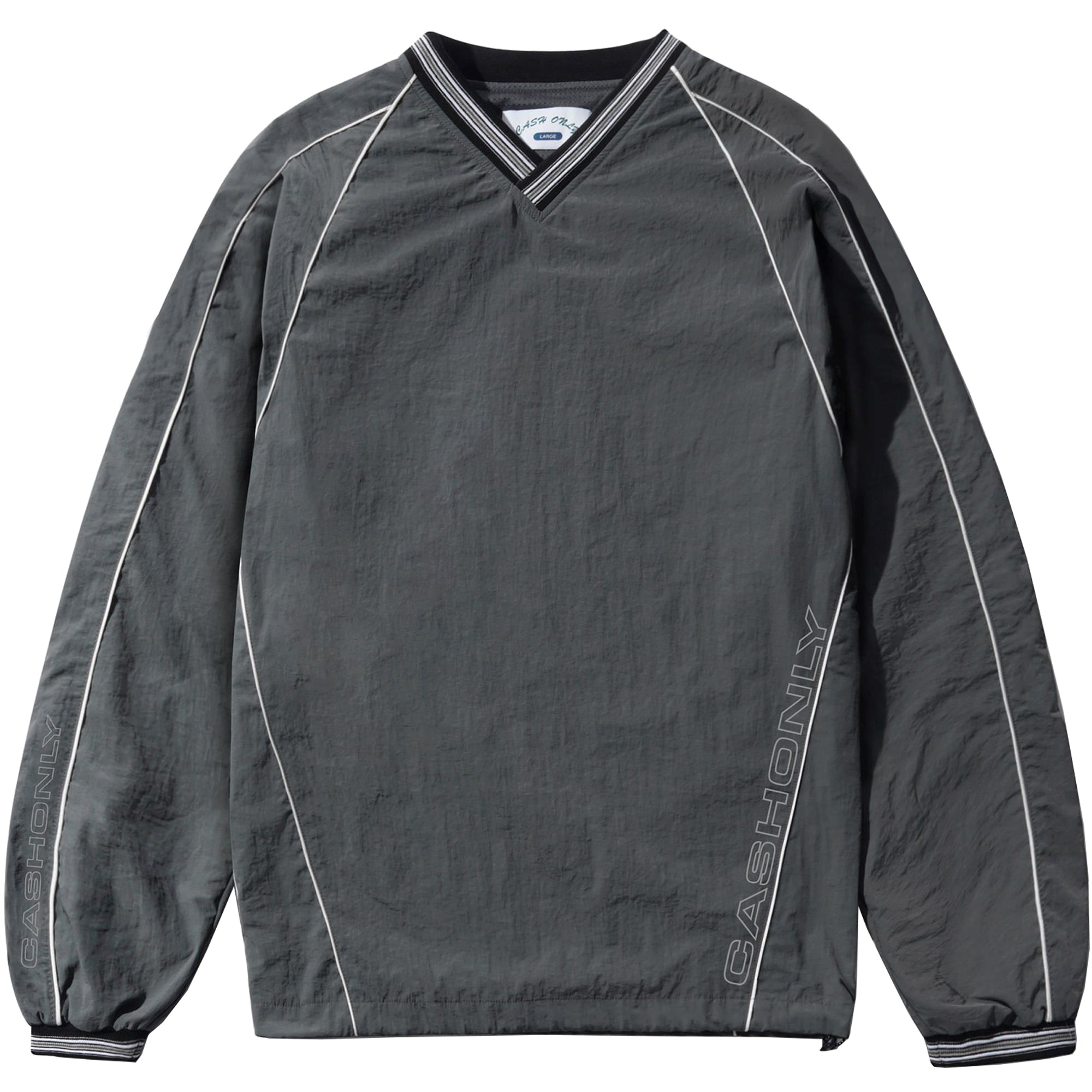Cash Only Point Nylon Pullover Grey