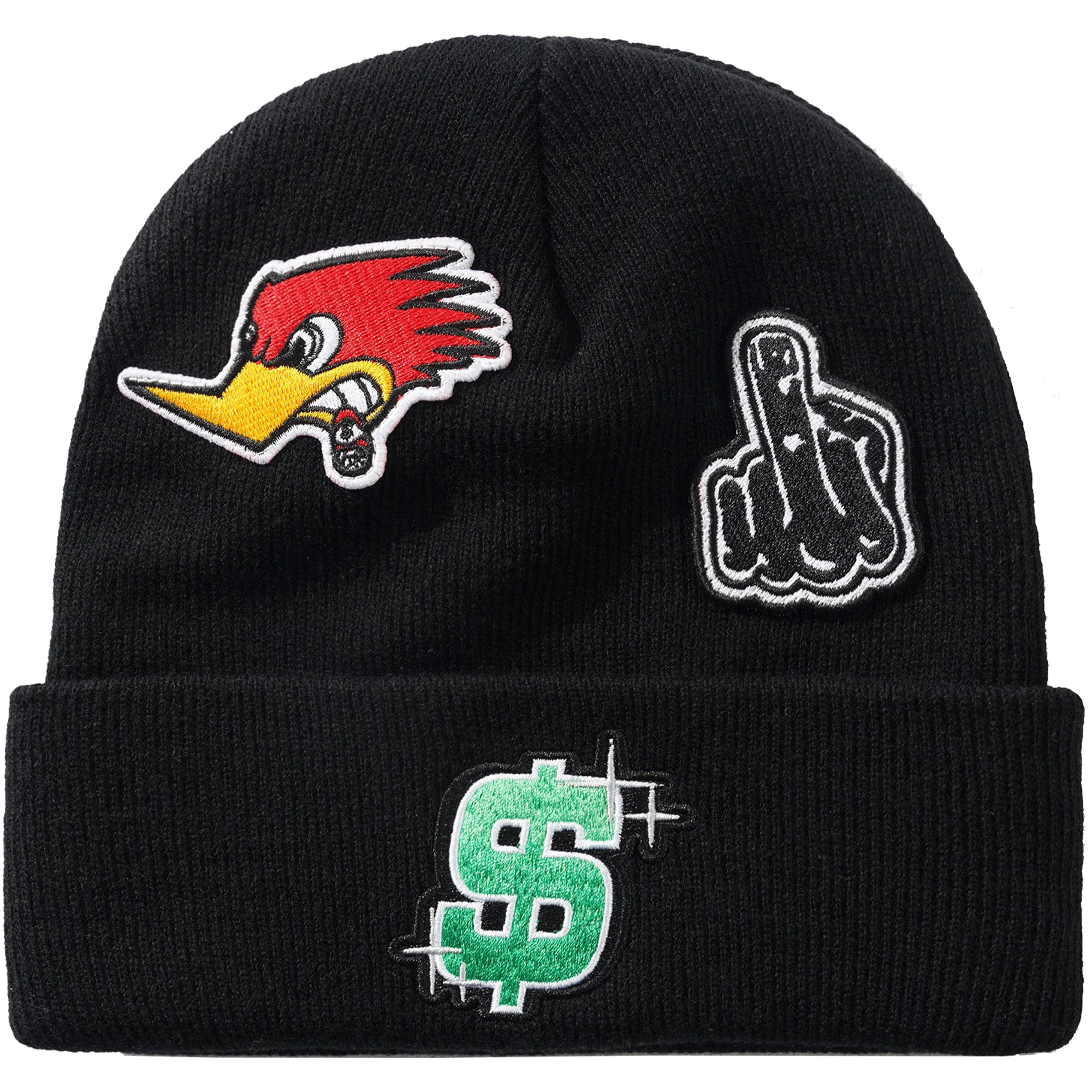 Cash Only Service Beanie Black