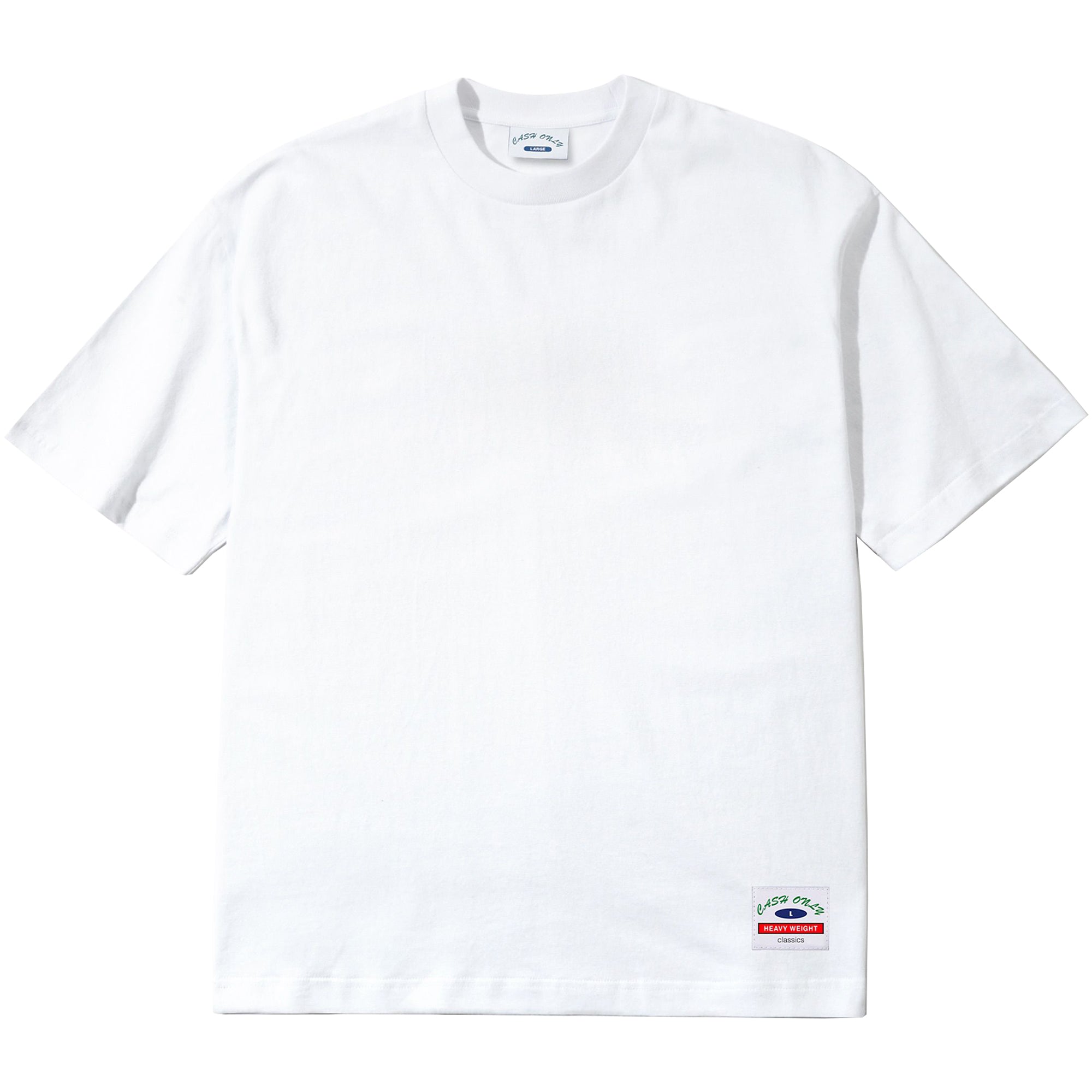 Cash Only Ultra Heavy-Weight Basic Tee White