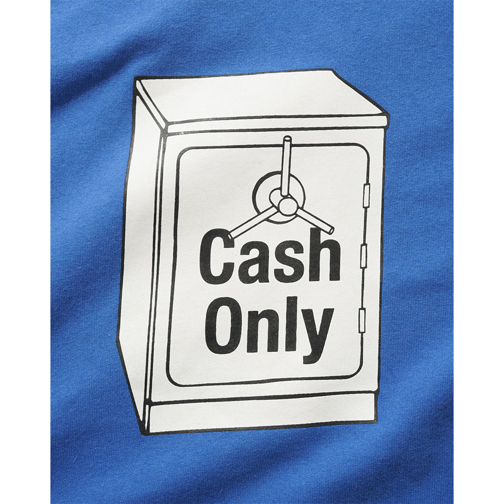 Cash Only Safe Tee Royal Blue