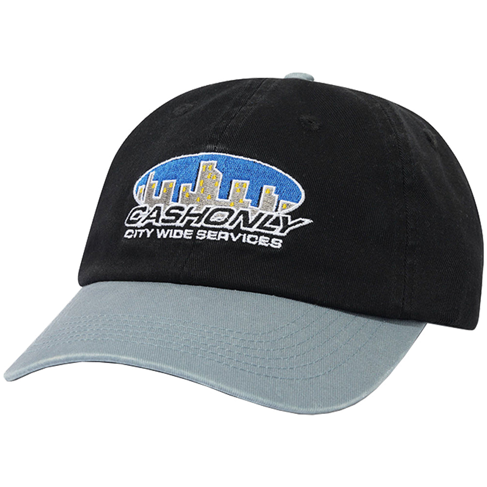 Cash Only City Wide 6 Panel Cap Black
