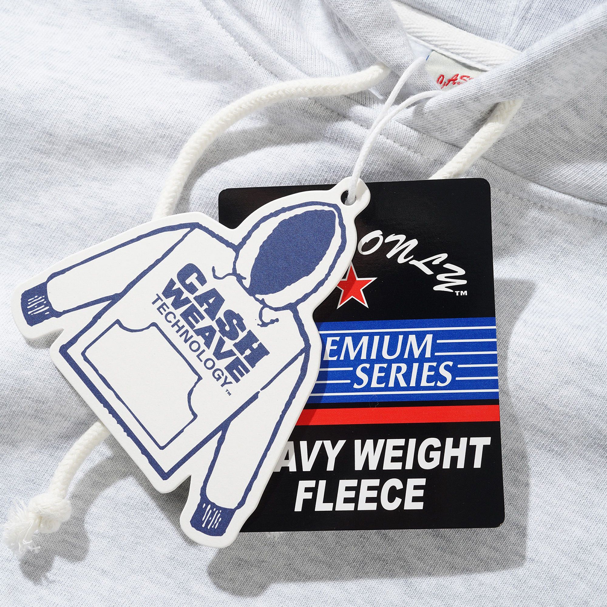 Cash Only Heavy-Weight Pullover Hood Ash