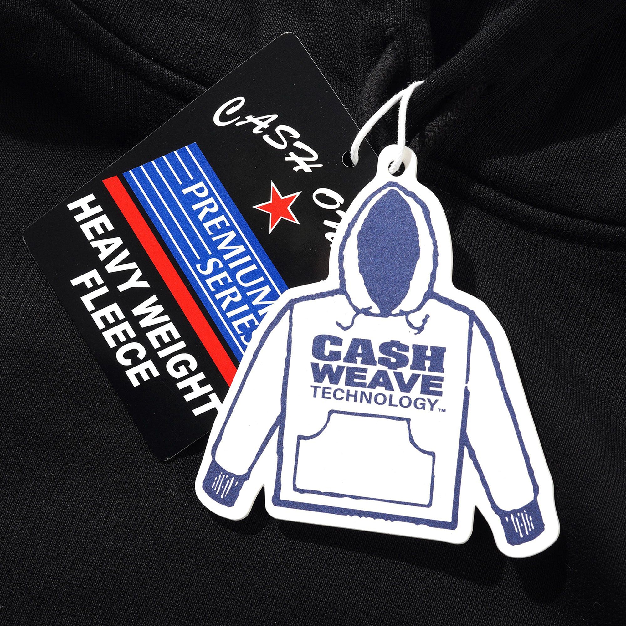 Cash Only Heavy-Weight Pullover Hood Black
