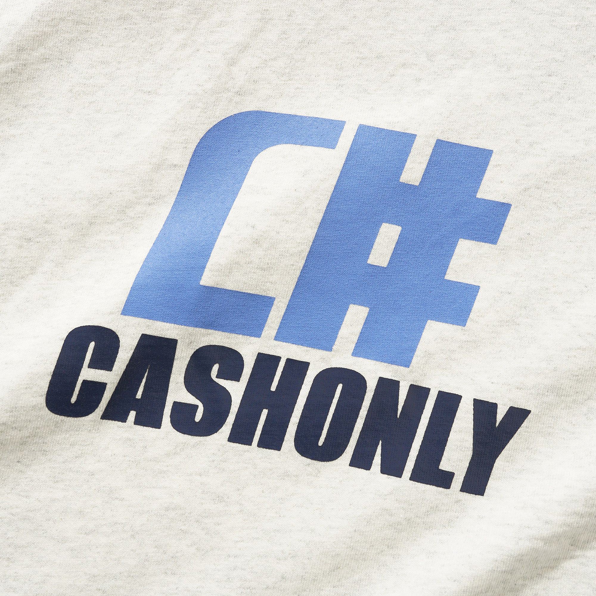 Cash Only Numeric Tee Ash
