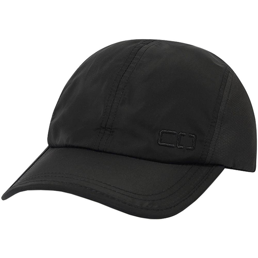 Cash Only Stencil 4 Panel Cap Black