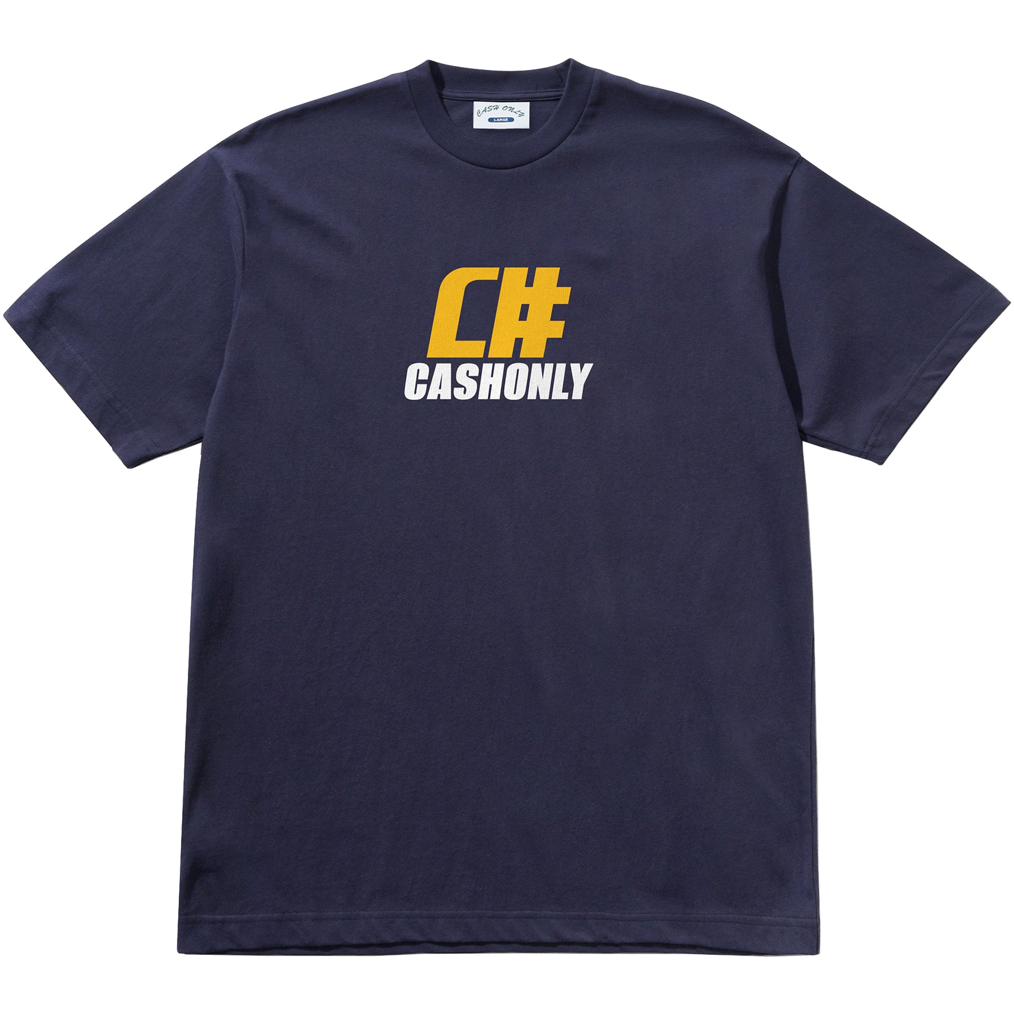 Cash Only Numeric Tee Navy