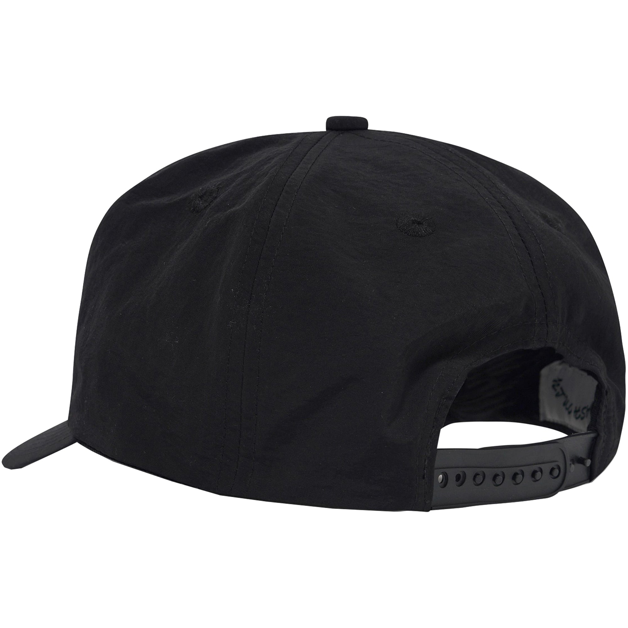 Cash Only Script 5 Panel Cap Black