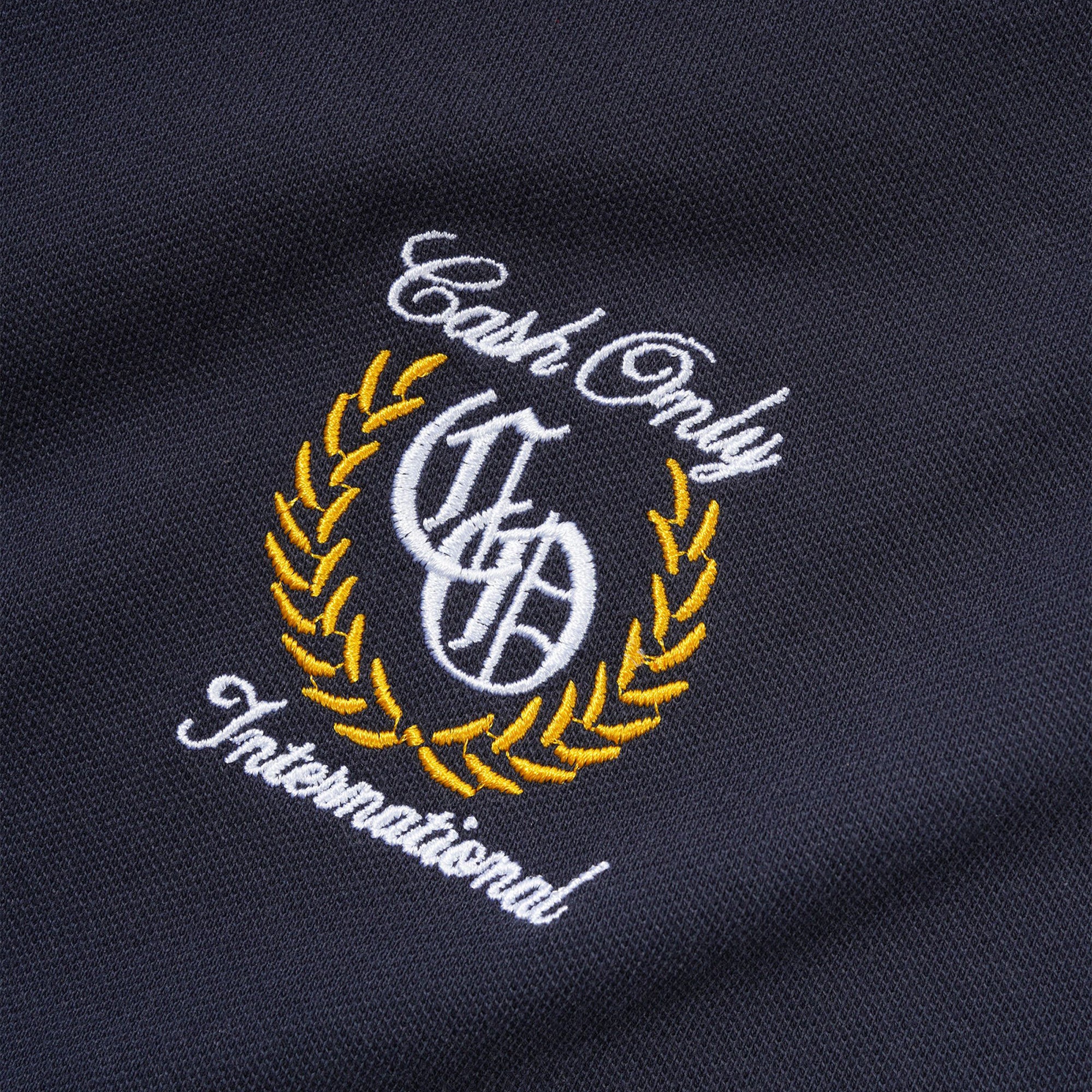 Cash Only Nada Polo Navy