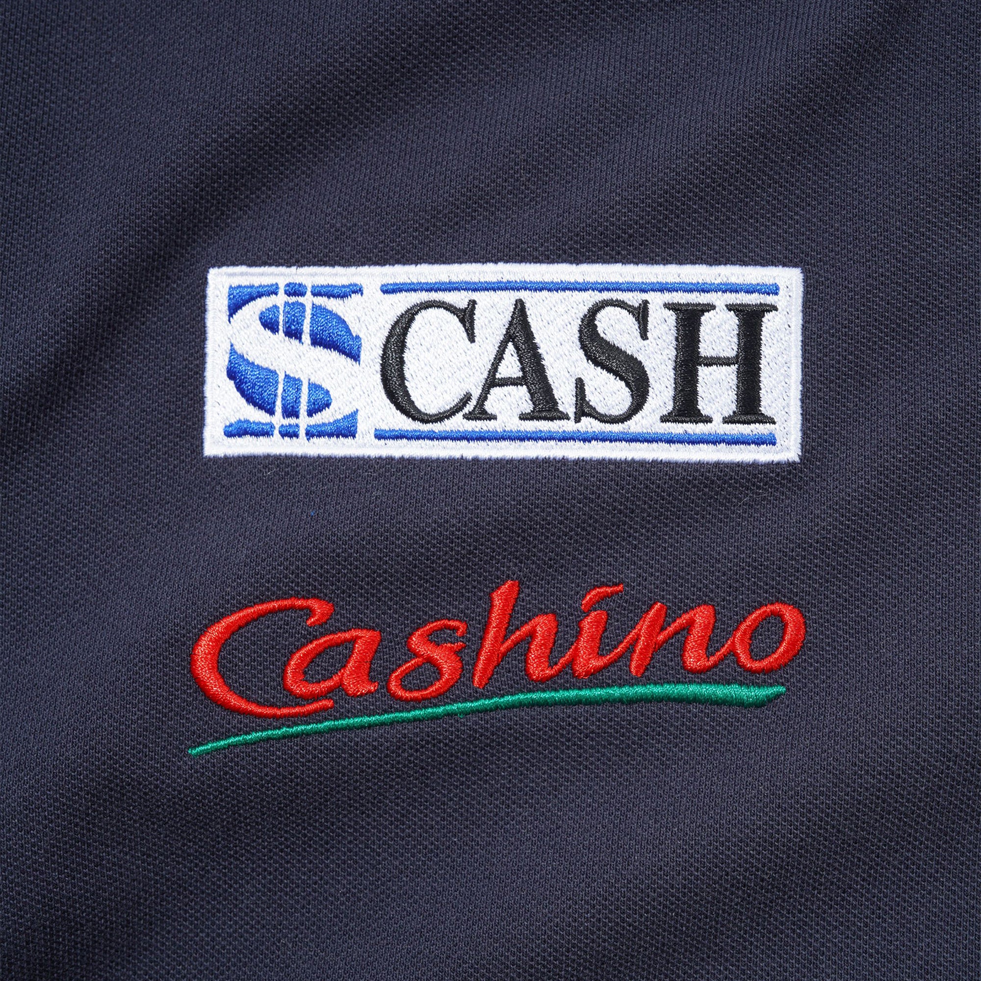 Cash Only Nada Polo Navy