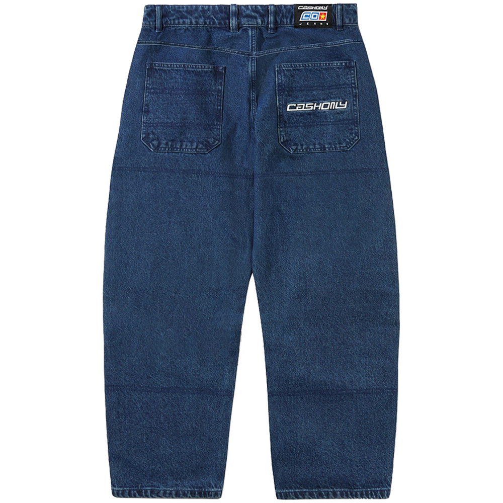 Cash Only Aleka Denim Jeans Washed Mid Blue