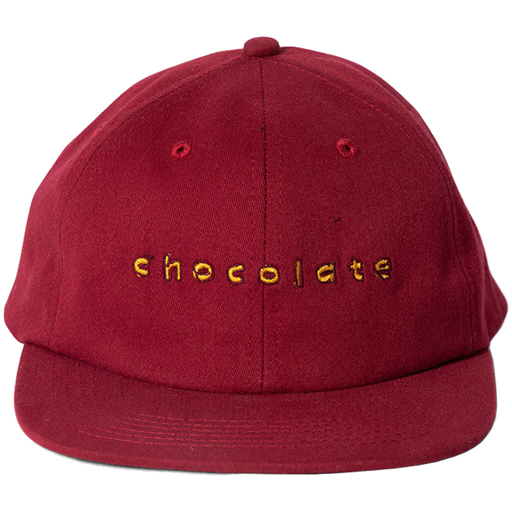Chocolate Comic 6 Panel Cap Burgundy