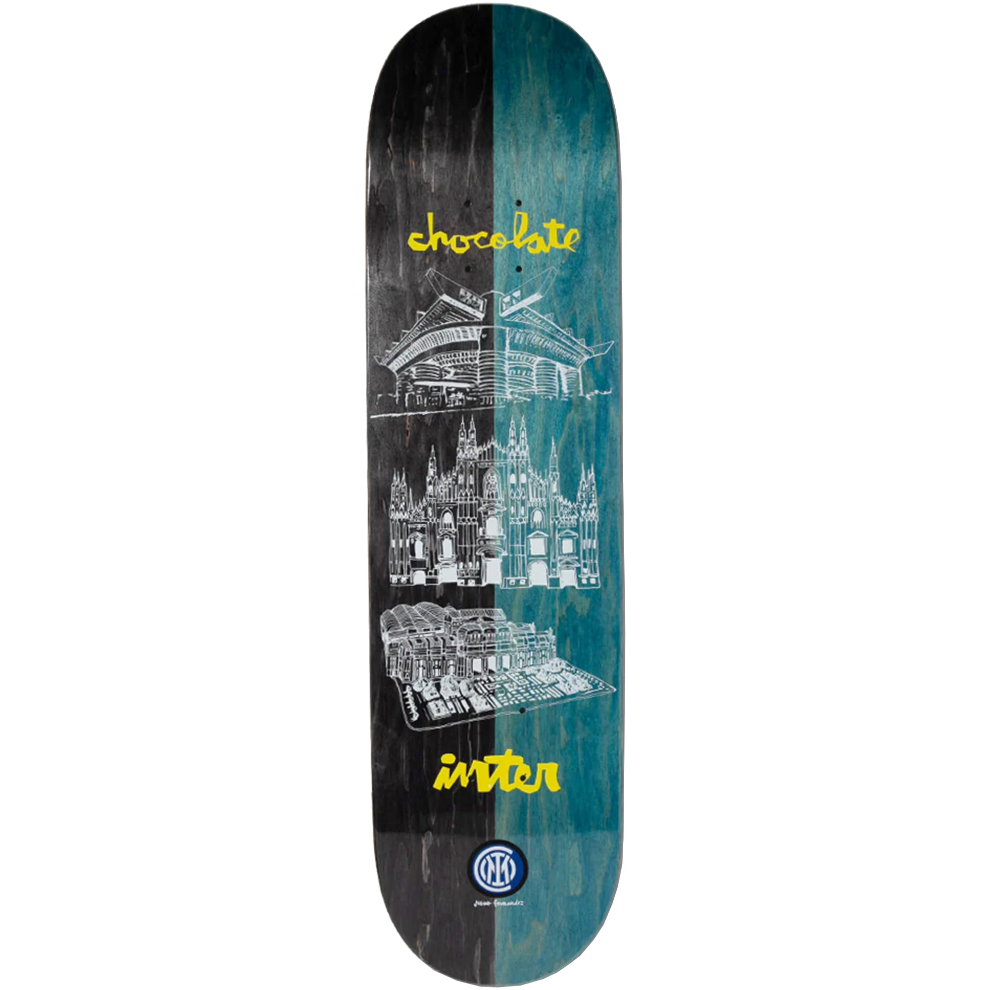 Chocolate Jesus Fernandez Inter Milan Skateboard Deck 8.25"