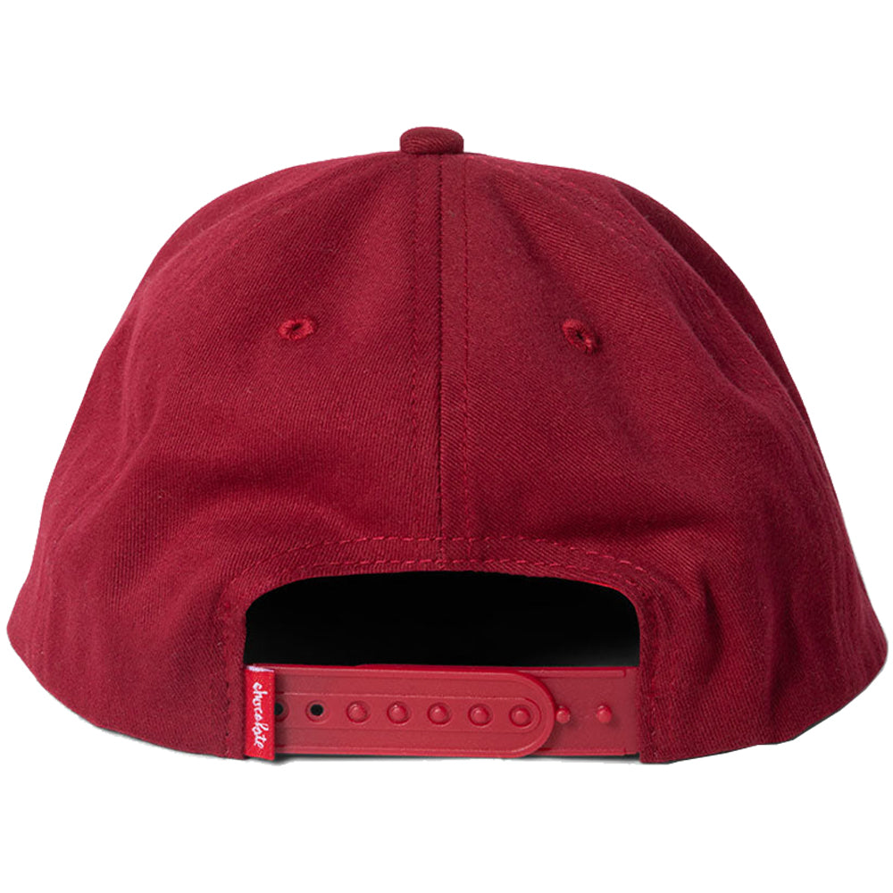 Chocolate Comic 6 Panel Cap Burgundy