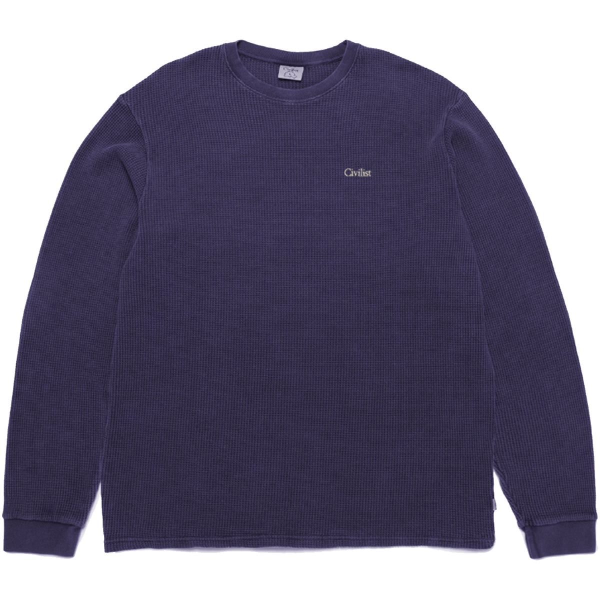 Civilist Thermal Waffle Longsleeve Navy
