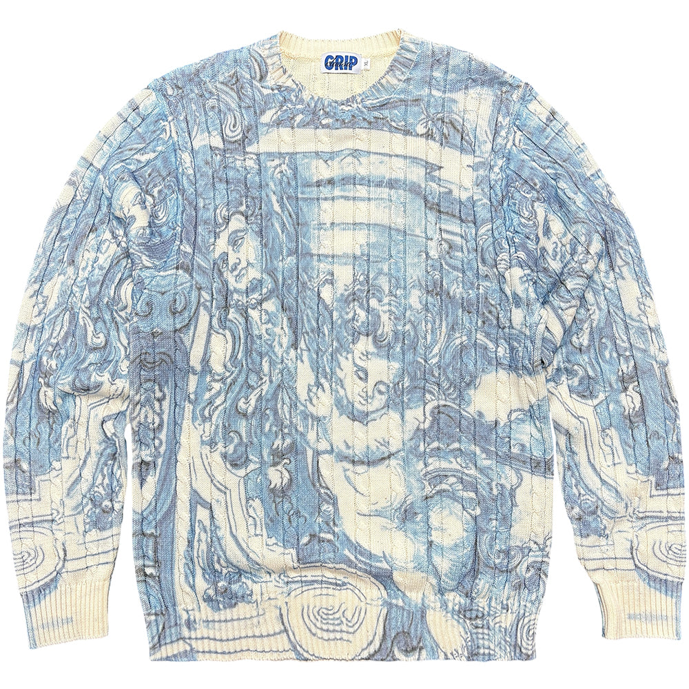 Classic Grip Ceramic Cable Knit Sweater