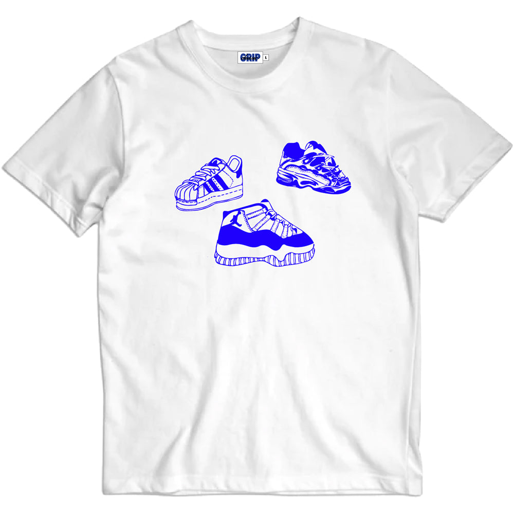 Classic Grip Sneaker Tee White