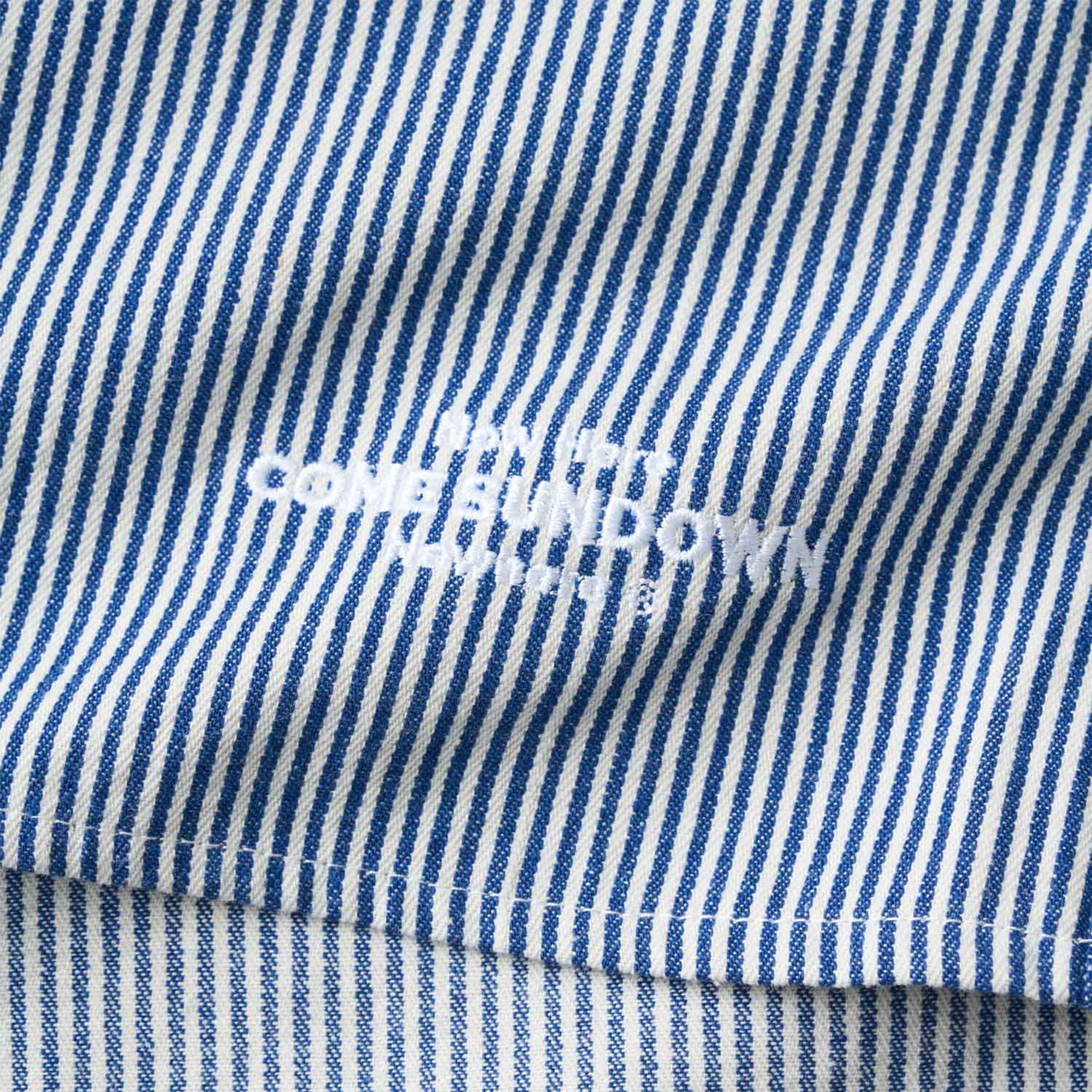 Come Sundown Circuit Shirt Blue/White Stripe