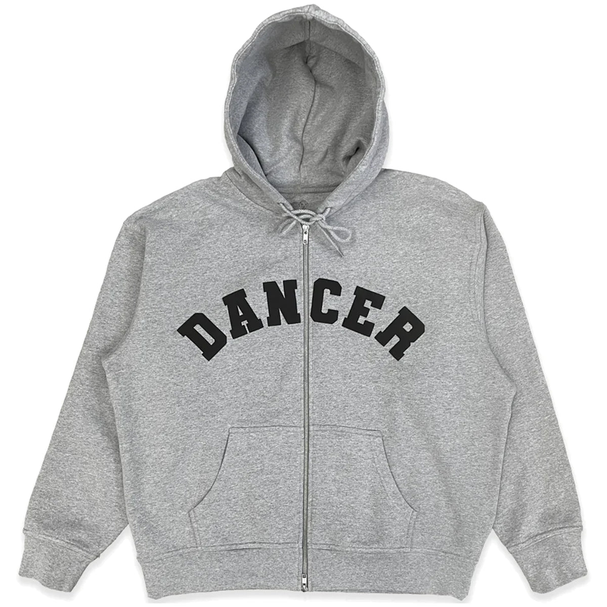 Dancer Varsity Zip Hoodie Hather Grey