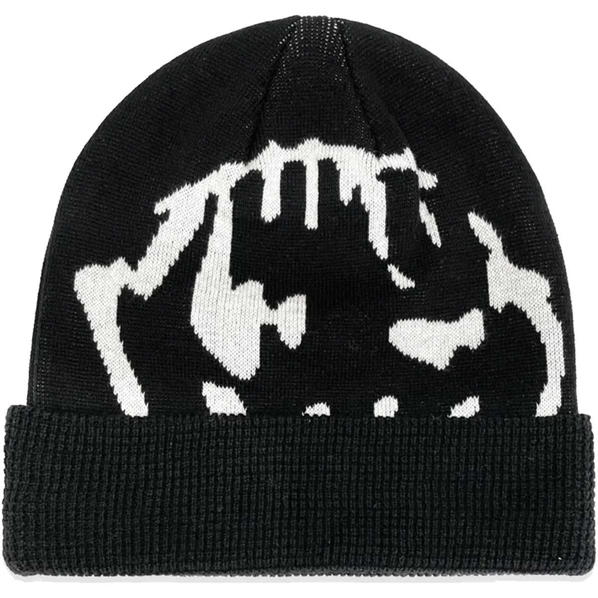 Dancer Head Fold Up Beanie Black