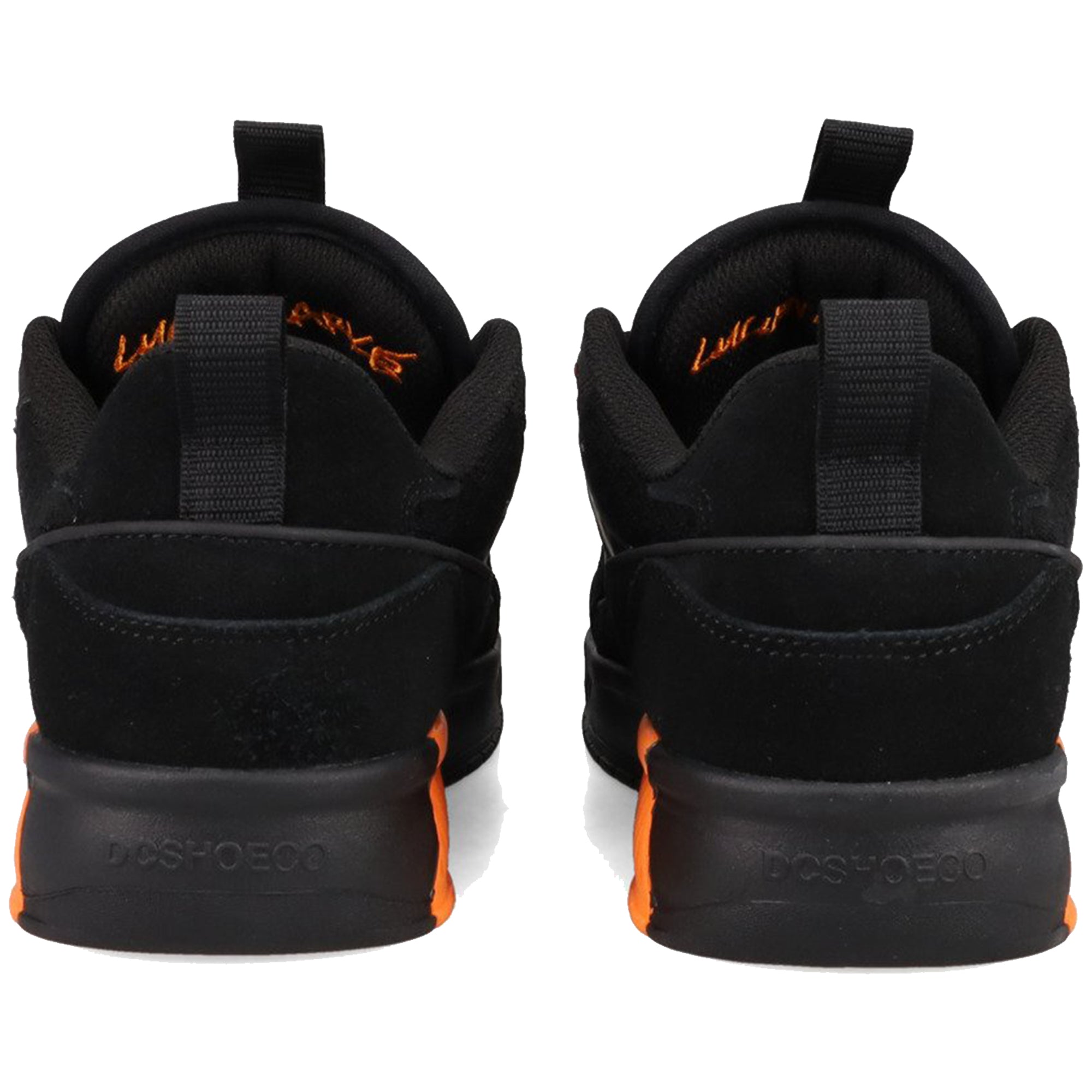 DC Lucien Shoes Black/Black/Orange