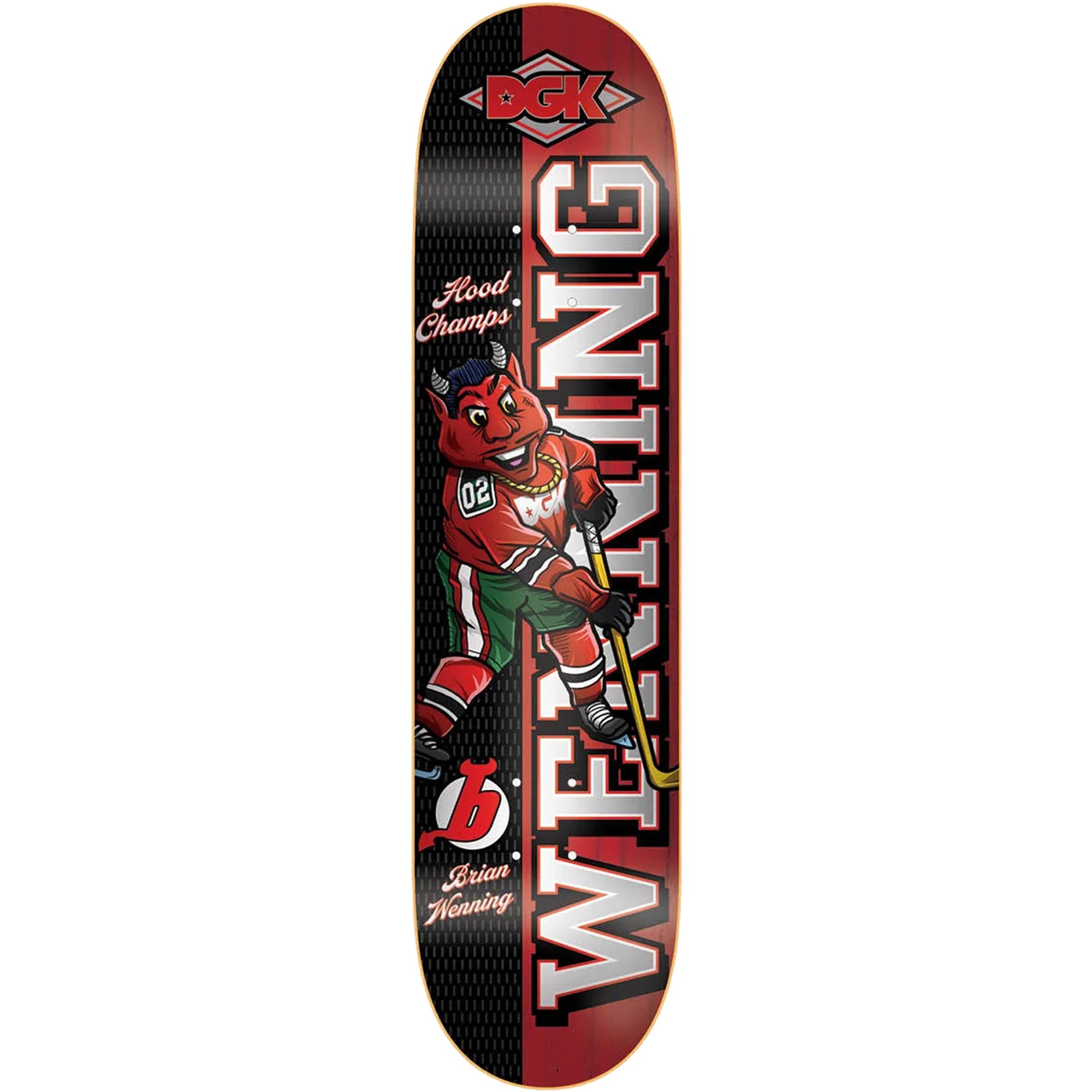 DGK Brian Wenning Street Soldier Skateboard Deck 8.25"