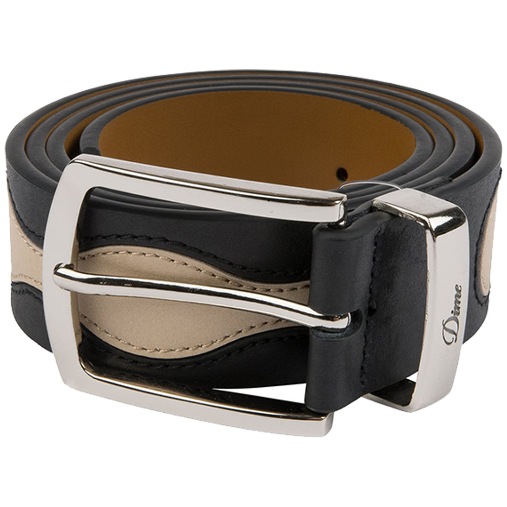 Dime MTL Premium Leather Belt Black