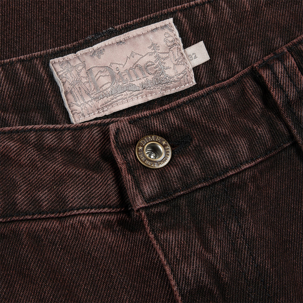 Dime MTL Classic Baggy Denim Pants Sandblasted Copper