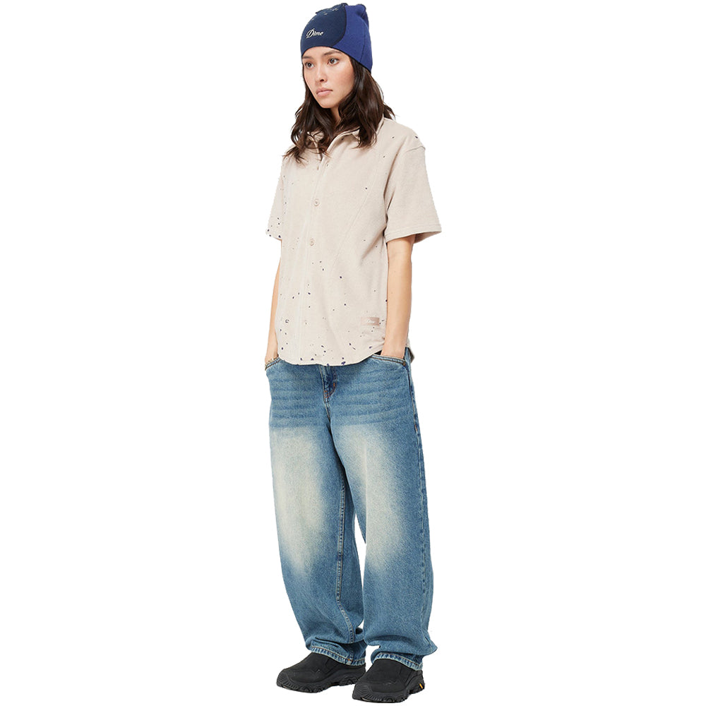 Dime MTL Terry Cloth Shirt Painted Tan