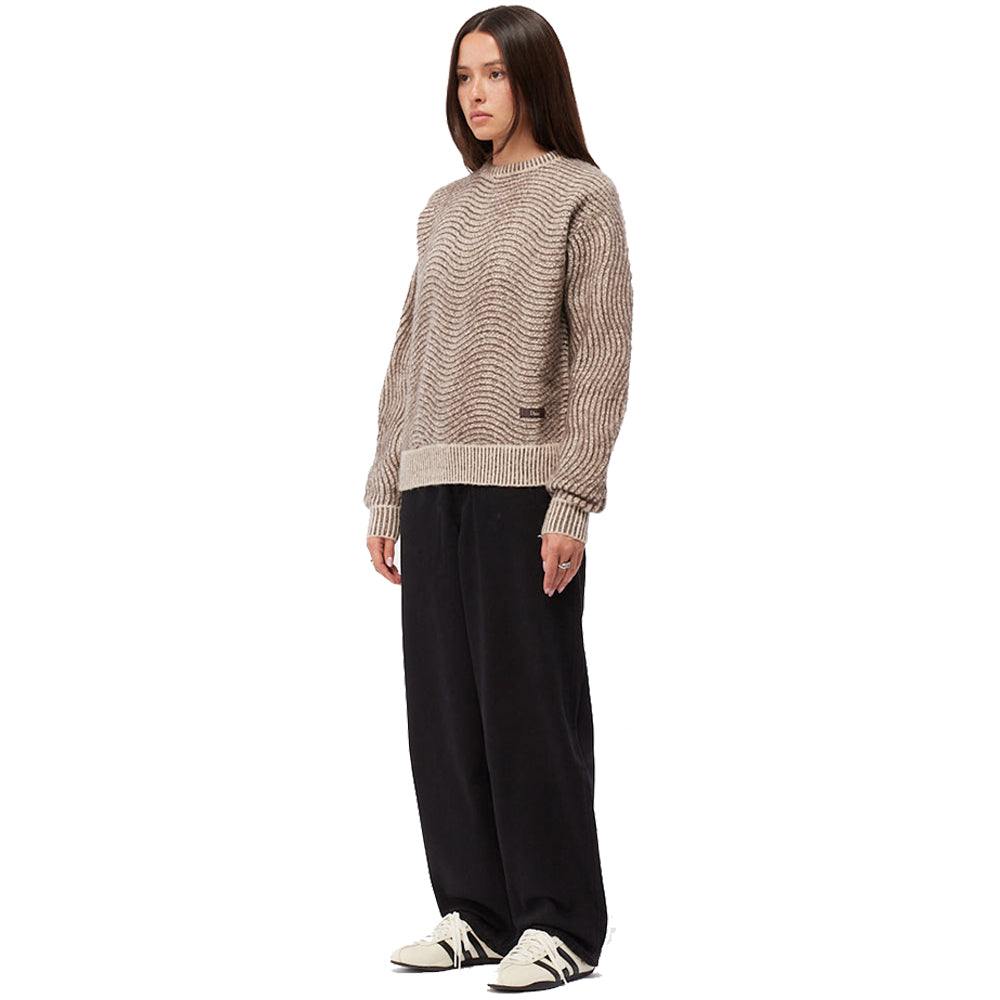 Dime MTL Mohair Wave Knit Camel