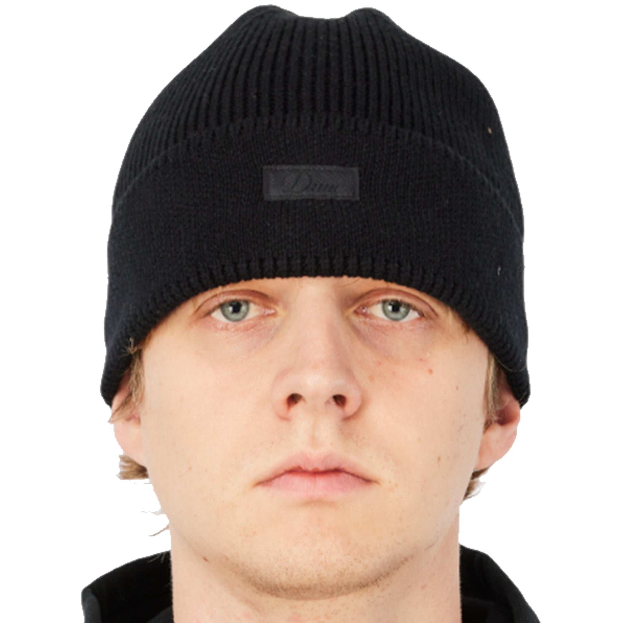 Dime MTL Cursive Rib Beanie Black