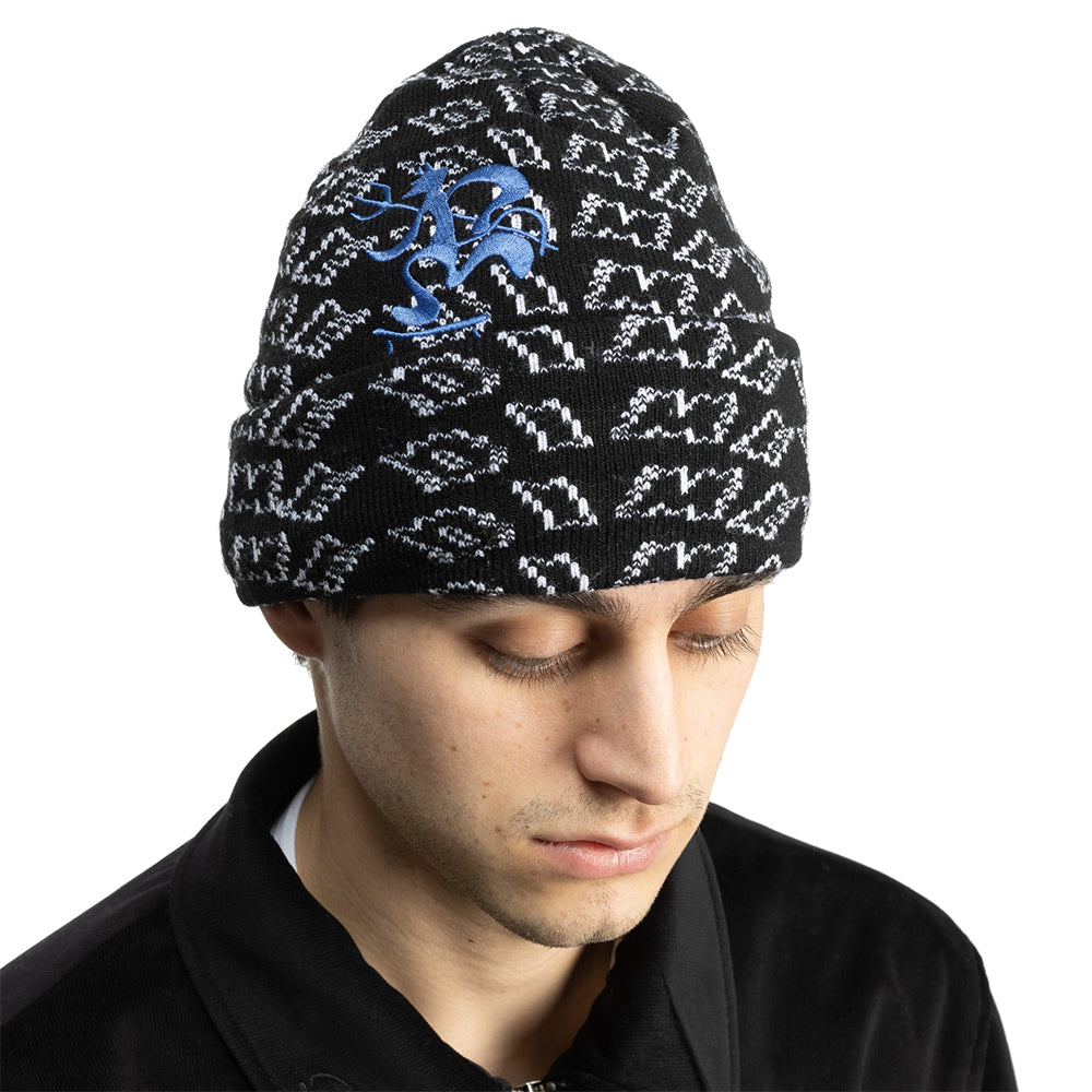 Dime MTL Chopper Fold Beanie Black