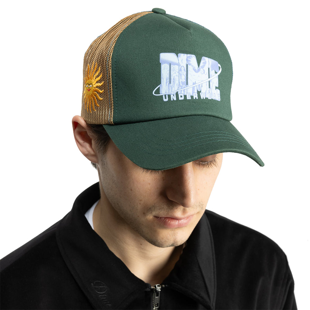 Dime MTL Cosmic Trucker Cap Green