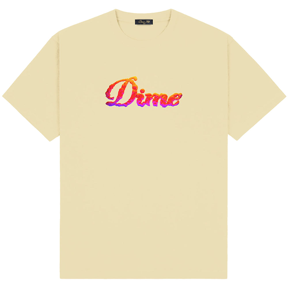 Dime MTL Cursive Cloud T-Shirt Cloud Cream