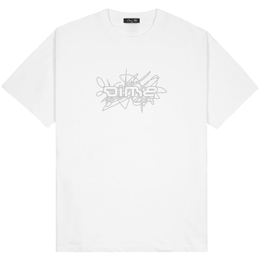 Dime MTL Glyph T-Shirt White