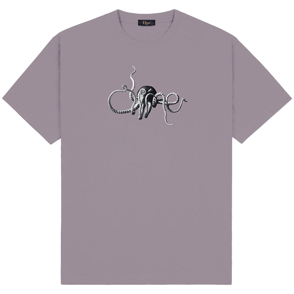 Dime MTL Octopus T-Shirt Plum Grey