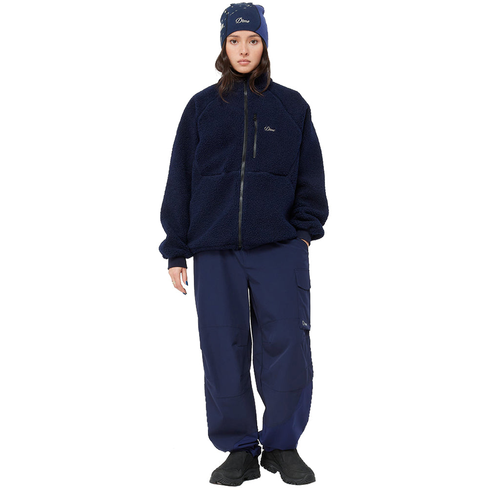 Dime MTL Polar Fleece Sherpa Zip Navy
