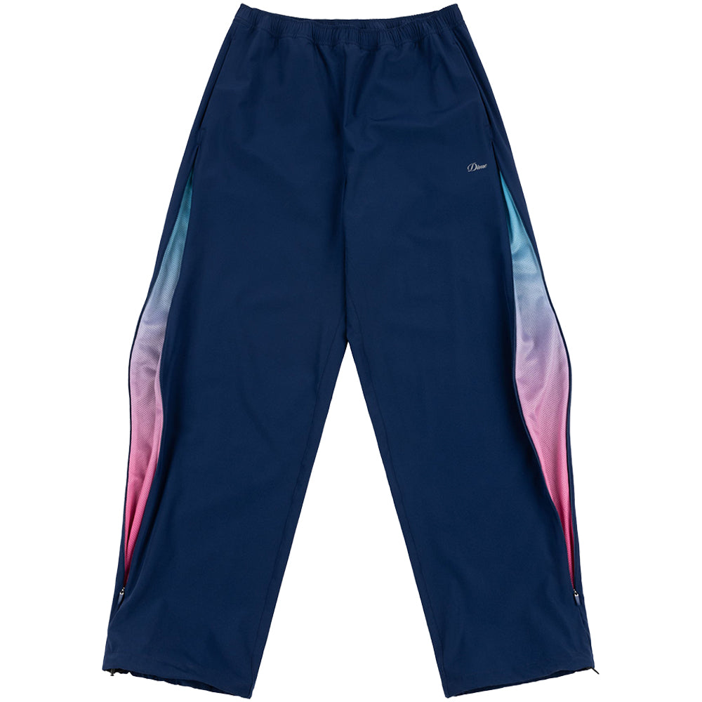 Dime MTL Athletic Zip Pants Dark Blue