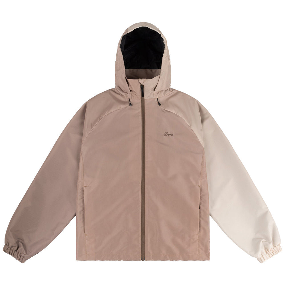 Dime MTL Gradient Windbreaker Jacket Brown