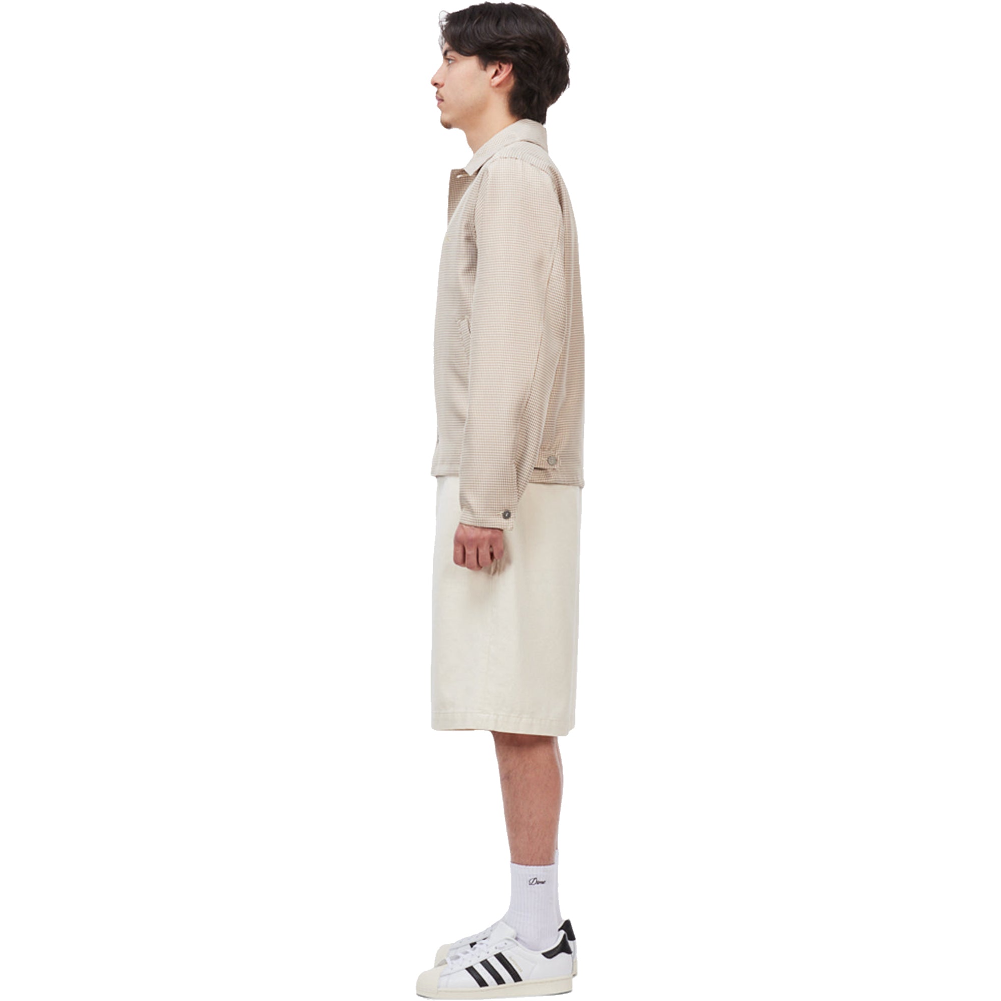 Dime MTL Houndstooth Jacket Beige
